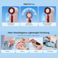 🌀Nur 16.99€ diesen Sommer!!!💨Mini-Handventilator mit LED-Anzeige –👍5-stufiger Turbo-Ventilator im Taschenformat.✨Über USB aufladbar, schnelle Kühlung für Reisen und beim Schminken. Das perfekte Geschenk.  Tragbare Kühlung