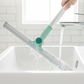 🧹✨ Silikon-Bodenschaber & Fensterabzieher 2 in 1 – Trocken & nass – entfernt Haare & Schmutz rückstandslos – ideal für Fliesen, Glas & Glasduschen 💧🧽