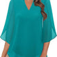 💖LAST DAY SALE 50% OFF💖V-neck chiffon shirt