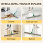 🧹✨ Silikon-Bodenschaber & Fensterabzieher 2 in 1 – Trocken & nass – entfernt Haare & Schmutz rückstandslos – ideal für Fliesen, Glas & Glasduschen 💧🧽