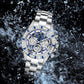 🔎【Präzisionshandwerk】⌚TINAIBIN Zwölf Sternzeichen & Sternenhimmel Diamant Automatikuhr Skelett Herrenuhr