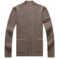 Ideales Geschenk - Strickjacke mit Hahnentrittmuster für Herren