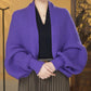 Gestrickter weicher Schal Cardigan für Frauen