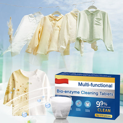 ⏰Zeitlich begrenztes Angebot - NUR 36,99 € FÜR 100PCS🔥Multifunktionale Bio-Enzym-Reinigungstabletten