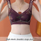 [Rich Women Wear] Bequemer No-Button-BH mit Spitze