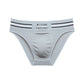 Sexy Herren-Slip mit buntem Streifen und Buchstaben, nahtlos, niedriger Taille