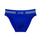 Sexy Herren-Slip mit buntem Streifen und Buchstaben, nahtlos, niedriger Taille