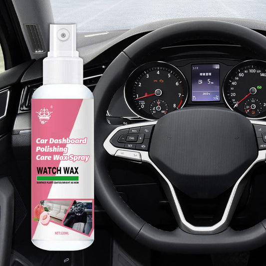 🎁Kaufen 1 get 1 free (2 Flaschen)🎁Auto Armaturenbrett Polieren Pflege Wachs Spray