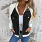 Kreative Denim-Spleißjacke für Frauen