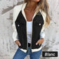 Kreative Denim-Spleißjacke für Frauen