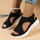 🌺Bequeme atmungsaktive flache Sandalen mit offener Zehe für Damen im Sommer