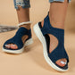 🌺Bequeme atmungsaktive flache Sandalen mit offener Zehe für Damen im Sommer