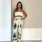 🌸2025 Sommerlicher bedruckter trägerloser Jumpsuit 🌸