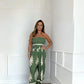 🌸2025 Sommerlicher bedruckter trägerloser Jumpsuit 🌸