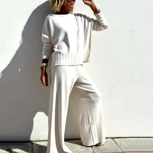 💥Neue Styles und Jahreszeiten 💥Elegantes zweiteiliges Strickset für Damen