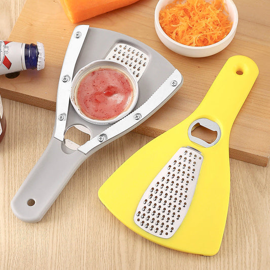 3-in-1 Dosenöffner, Flaschenöffner, Gemüsereibe
