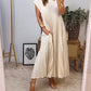 💞Ärmelloses, schlichtes, plissiertes, elegantes Kleid💞erhalten Sie kostenlosen Versand