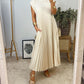 💞Ärmelloses, schlichtes, plissiertes, elegantes Kleid💞erhalten Sie kostenlosen Versand
