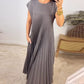 💞Ärmelloses, schlichtes, plissiertes, elegantes Kleid💞erhalten Sie kostenlosen Versand