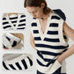 P-Pullover-Pullover oder Pullover-Weste mit V-Ausschnitt