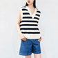 P-Pullover-Pullover oder Pullover-Weste mit V-Ausschnitt