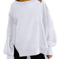 👚Übergroße Sweatshirts mit Rundhalsausschnitt