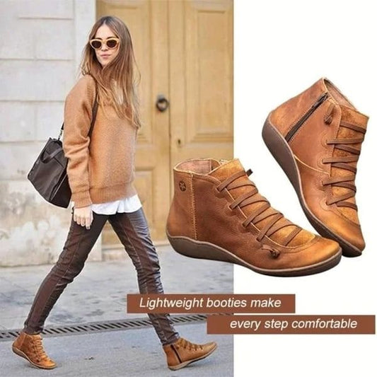 🏆HEISSER VERKAUF 49%🔥Freizeitstiefel für Frauen mit bequemer Fußgewölbestütze für alle Jahreszeiten