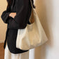 Stilvolle weiche Vintage-Handtasche für Frauen