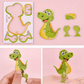 🧩 KAUFE 3, ERHALTE 4! ✨ 3D-Cartoon-Puzzle – 57 Teile mit Leuchtfarben, Fördert Kreativität & Räumliches Denken Bei Kindern Ab 4 Jahren 🎨