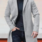 🔥Black-Friday-Mega-Angebot – 50 % Rabatt!🔥Herren einreihige einfarbige Jacke mit Schnalle
