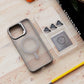 Magnetische Handyhülle mit Metall-Objektivhalterung für iPhone