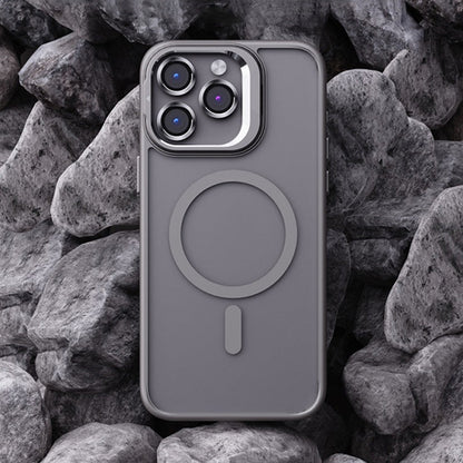 Magnetische Handyhülle mit Metall-Objektivhalterung für iPhone