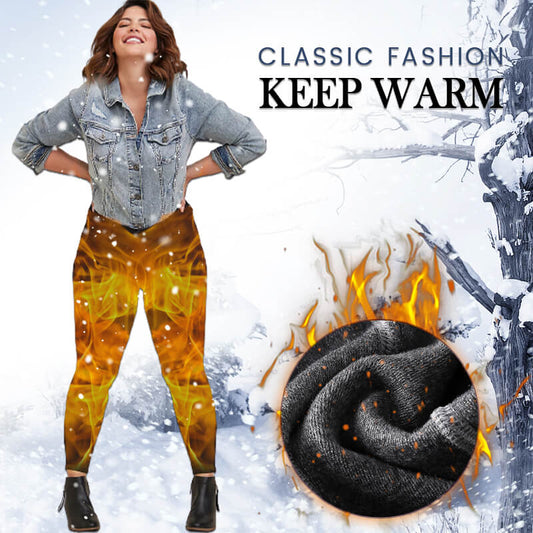 Winterjeans aus superelastischem Thermofleece - Größenaktualisierung
