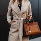 Trenchcoat aus Kunstwolle für Damen