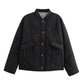 ❄️Winterschlussverkauf 51% Rabatt🔥Damenmode Warm Button Down Cropped Jacke