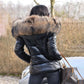 ❄️☃️Winter Special Offer-🔥🔥Damen lässige warme große Pelzkragen Kapuzenjacke