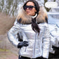 ❄️☃️Winter Special Offer-🔥🔥Damen lässige warme große Pelzkragen Kapuzenjacke