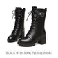 Damen Schnürstiefel Mode