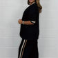 Damen Blazer & Streifen Hosenanzug Set