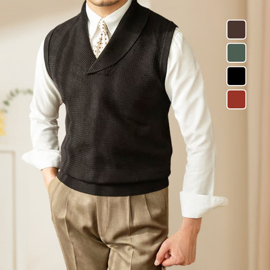 Men's Elegant Knitted Vest ✨ Slim Fit Vest