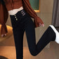 2025 Neues Design👖💖Damen Schlaghose mit hohem Bund und Plüschfutter