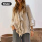 💞Heißer Verkauf 50% Rabatt🔥Bluse mit Rüschenkragen und Glockenärmeln für Damen