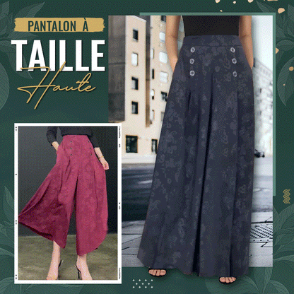🔥🔥HEIßER SALE 50% RABATT🔥🔥Ice Seidenhose mit hoher Taille und weitem Bein