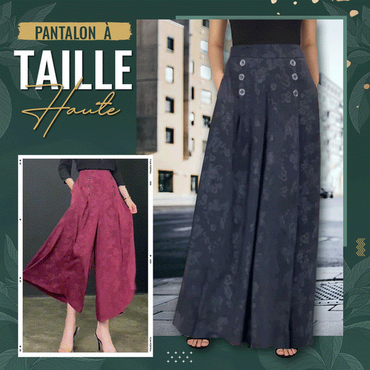 🔥🔥HEIßER SALE 50% RABATT🔥🔥Ice Seidenhose mit hoher Taille und weitem Bein