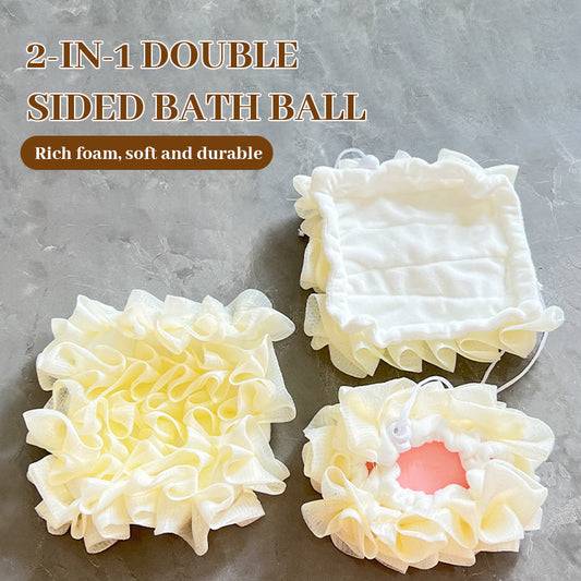 🛁2 zum Preis von 1 🧼Peeling-Bad- & Duschkugel mit Seifenhalter