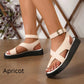 Damen-Sandalen mit Kreuzriemen und verstellbarer Knöchelschnalle