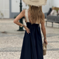 Damen ärmelloses Maxikleid mit Neckholder