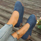 Flache orthopädische Slipper mit Blumenmuster für Damen