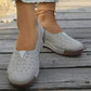 Flache orthopädische Slipper mit Blumenmuster für Damen