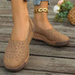 Flache orthopädische Slipper mit Blumenmuster für Damen